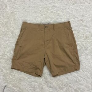 Abercrombie & Fitch All Day Stretch Athletic Fit Tan chino shorts relaxed fit